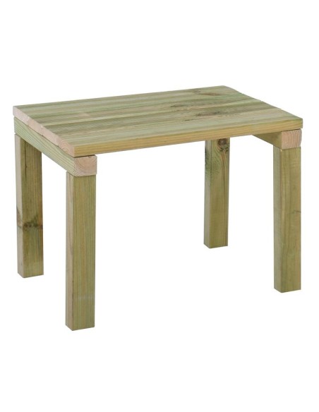 LUGANO Τραπεζάκι Παραλίας - Ξαπλώστρας, Εμποτισμού Pine Απόχρωση Φυσικό