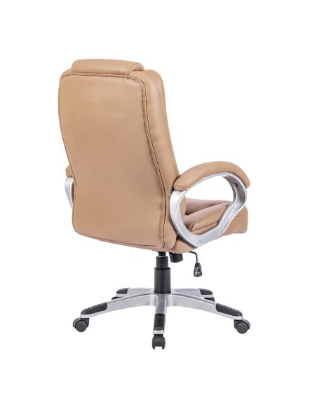 BF6950 Πολυθρόνα Γραφείου Διευθυντή, Pu Μπεζ