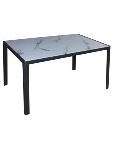 DEGO Table 140x80cm Metal Black...