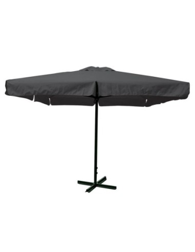 UMBRELLA 4x4m Alu Anthracite-Fabric...