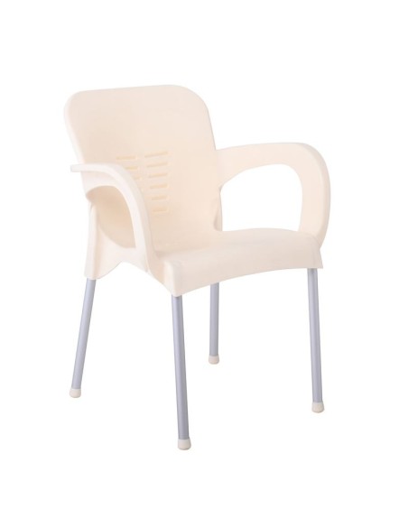 LARA-II Stackable Armchair PP Cream