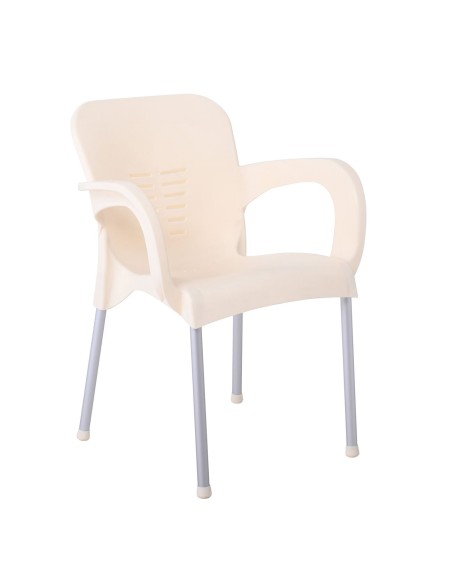 LARA-II Stackable Armchair PP Cream
