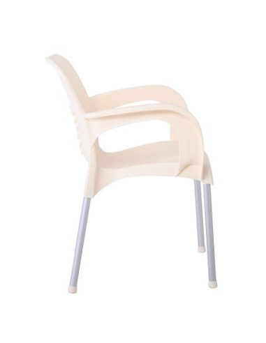 LARA-II Stackable Armchair PP Cream
