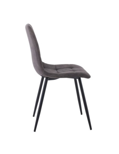 LYDIA Chair Metal Black, Anthracite...