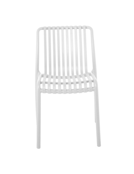 MODA Καρέκλα-Pro Στοιβαζόμενη PP - UV Protection, Απόχρωση Άσπρο