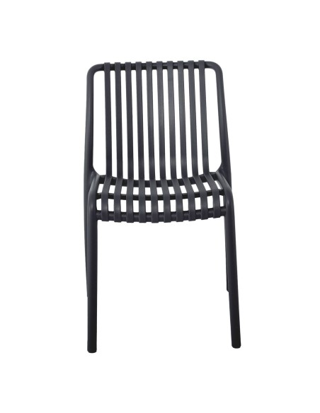 MODA Καρέκλα-Pro Στοιβαζόμενη PP - UV Protection, Απόχρωση Ανθρακί