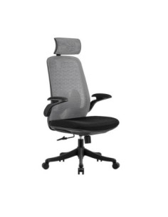 BF3950 Manager Armchair Grey Mesh/Black Fabric