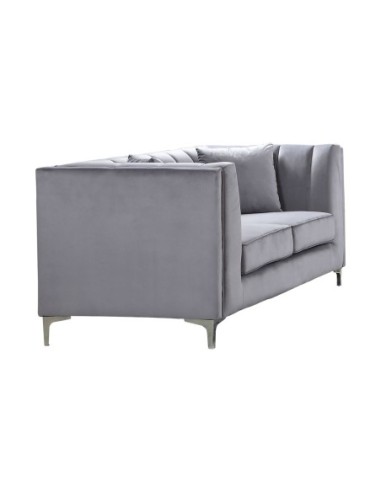PARSON 2-Seater Sofa Fabric Dark Grey...