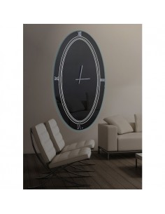 X508 Mirror - Clock by PL Mirrors
