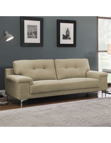 NOTE 3-Seater Sofa Fabric Cappuccino