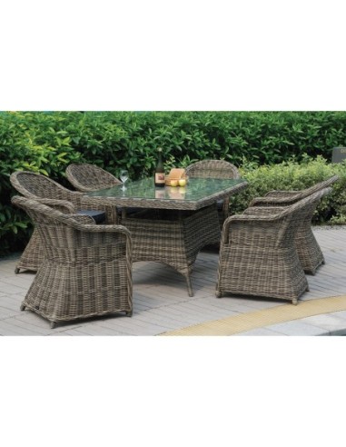 MONTANA Set Alu Table 180x90+6...