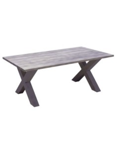 ALLEY Table 180x94cm Alu Grey