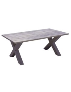 ALLEY Table 180x94cm Alu Grey 2