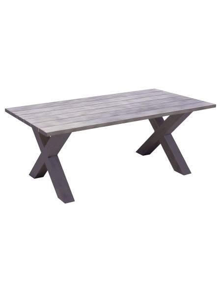 ALLEY Table 180x94cm Alu Grey