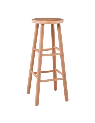 ΟΞΙΑ Σκαμπό BAR Στρογγυλό, Λούστρο...