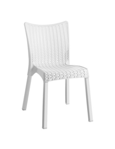DORET Chair PP White (Alu Leg)