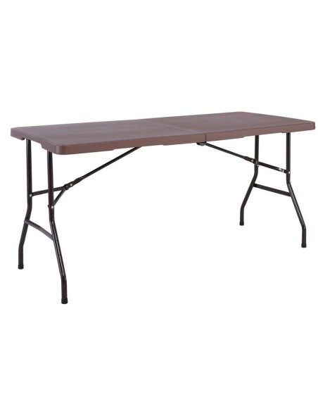 BLOW Catering Folding-In-Half Table 180x74cm Brown