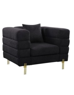 MORRIS Armchair Black Teddy... 2
