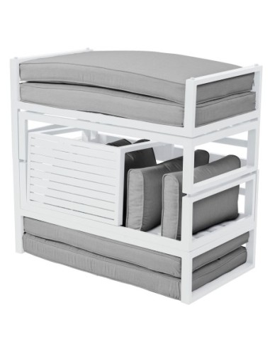 ORBEA Set Καθιστικό Κήπου ALU Άσπρο,...