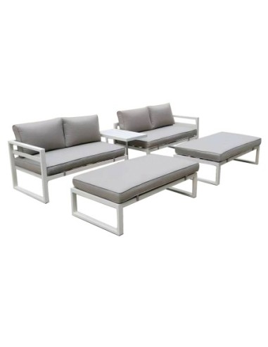 ORBEA Set Καθιστικό Κήπου ALU Άσπρο,...