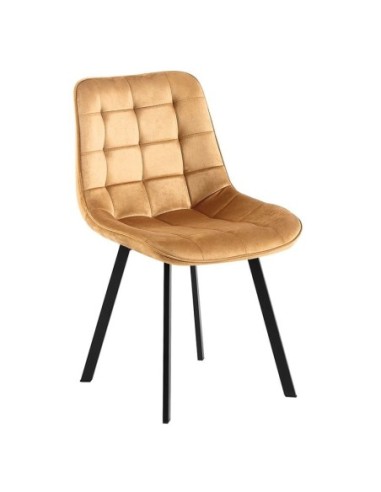 MYRIAM Chair Metal Black-Fabric...