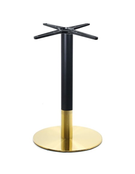 RIVA Βάση Τραπεζιού Gold Inox 201 - Black - 11,70 Kg