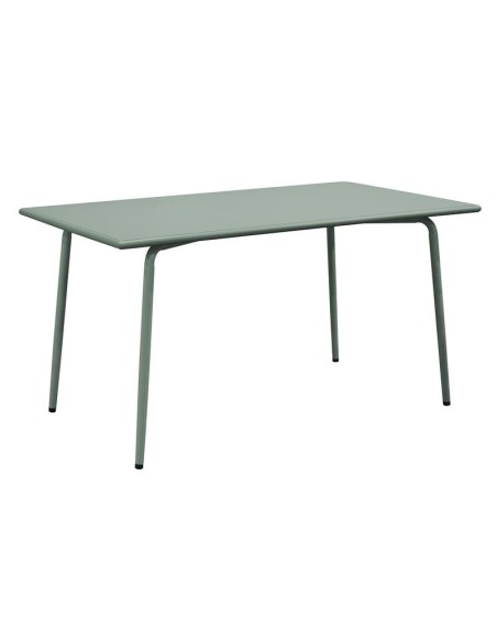 BRIO Flat Table-Pro 140x80cm Metal Sandy Green 5635C