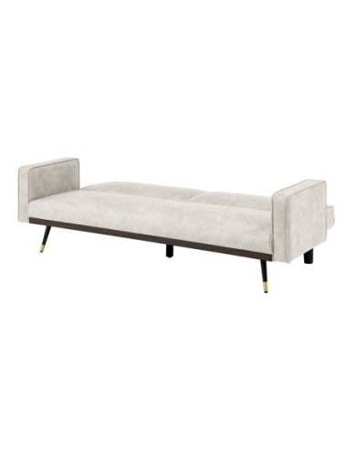 CLICK Sofa-Bed Fabric Suede Ecru