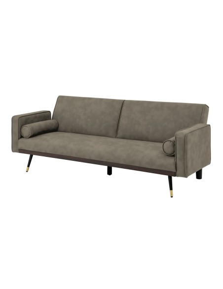 CLICK Sofa-Bed Fabric Suede Cappuccino