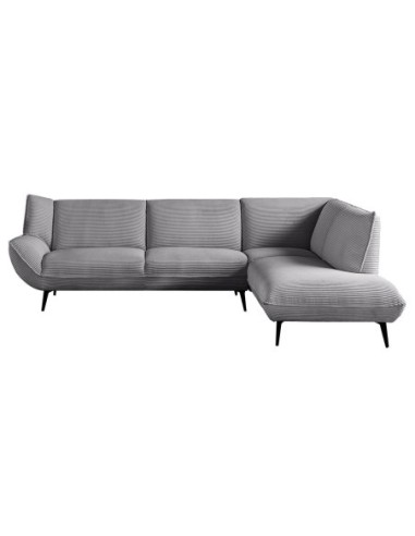 EMERALD Right Facing Corner Sofa Grey...
