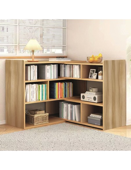 MULTI Bookcase 80-150x24x90cm Sonoma