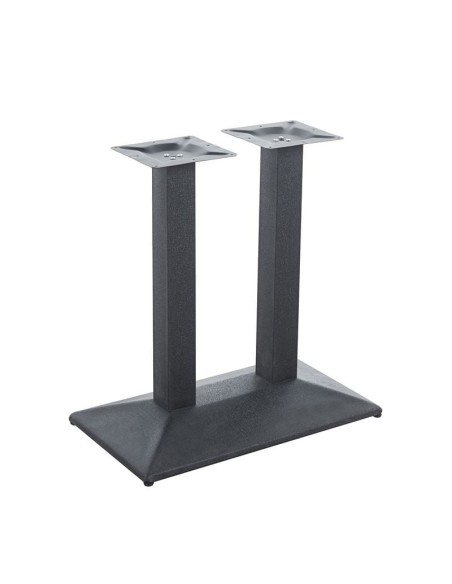 IBIS Βάση Τραπεζιού Μακρόστενη Μέταλλο Βαφή Μαύρο Matte (11,00 Kg)