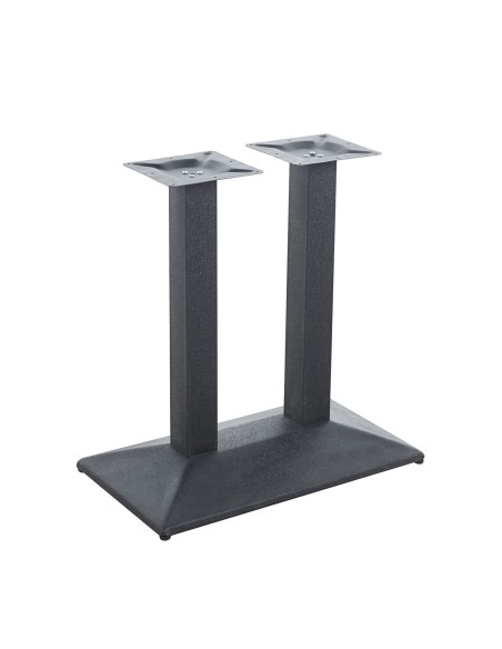 IBIS Βάση Τραπεζιού Μακρόστενη Μέταλλο Βαφή Μαύρο Matte (11,00 Kg)