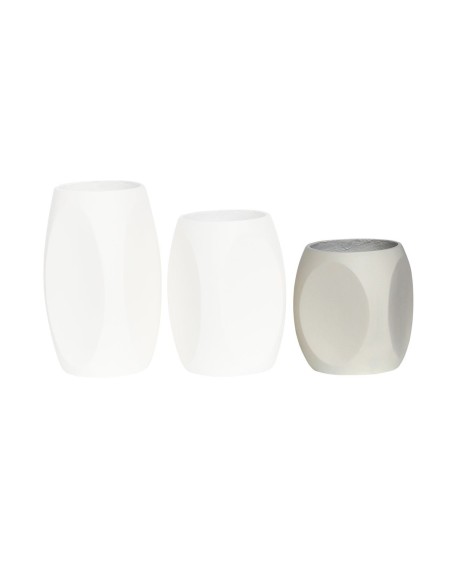 VASE-4 Βάζο Cement, Απόχρωση Beige Φ33x40cm