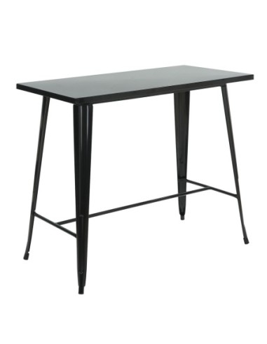 RELIX Bar Table-Pro 120x60 Metal Black