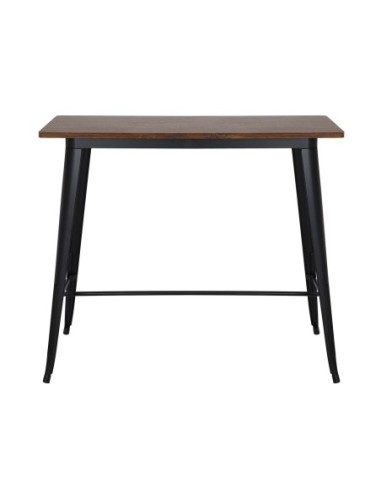 RELIX Wood Dark Oak Bar Table-Pro...