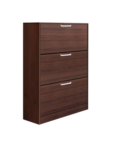 SHOE CABINET 60x17x112cm Walnut