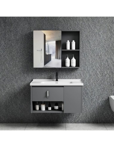 IDEA-2 Set Έπιπλο Μπάνιου Γκρι,...