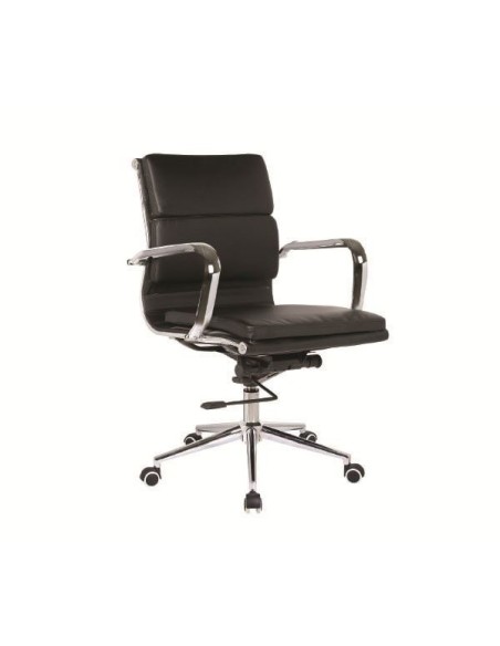 BF4801 Low Back Armchair Black Pu