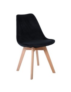 MARTIN Chair Velure Black -...