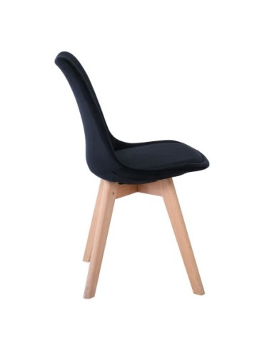 MARTIN Chair Velure Black - assembled...