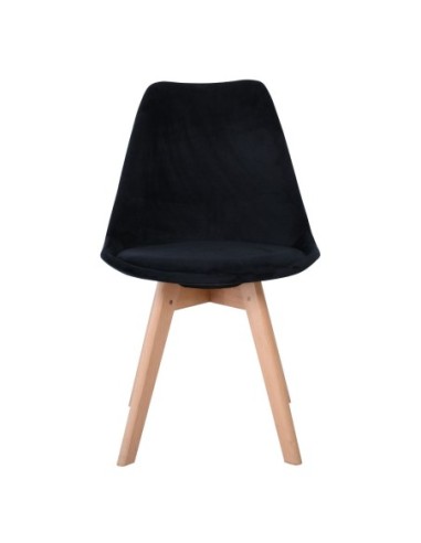 MARTIN Chair Velure Black - assembled...