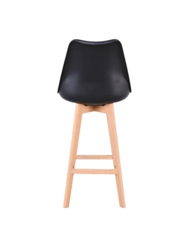 MARTIN Σκαμπό BAR Οξιά Φυσικό, Μαύρο...