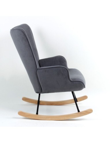 ALMA Rocking Armchair Velure...