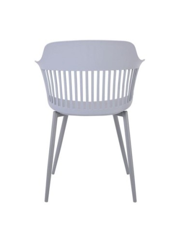 LOUISE Πολυθρόνα Μέταλλο Βαφή Γκρι,...