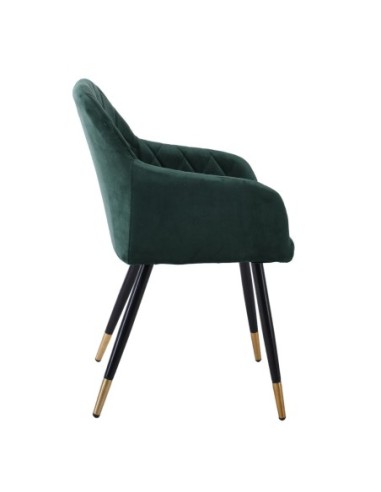RENA Armchair Metal Black-Fabric...