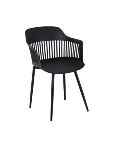 LOUISE Πολυθρόνα Μέταλλο Βαφή Μαύρο,...