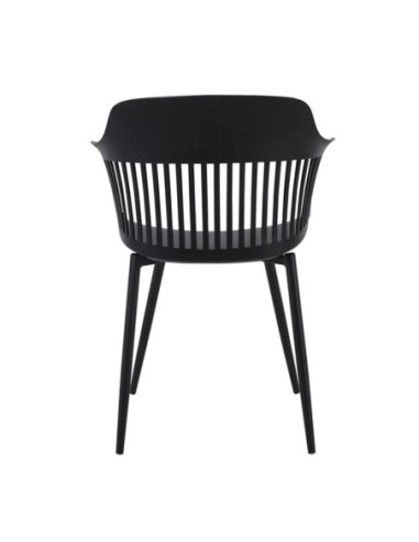 LOUISE Πολυθρόνα Μέταλλο Βαφή Μαύρο,...