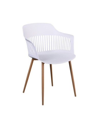 LOUISE Πολυθρόνα Μέταλλο Βαφή Φυσικό,...