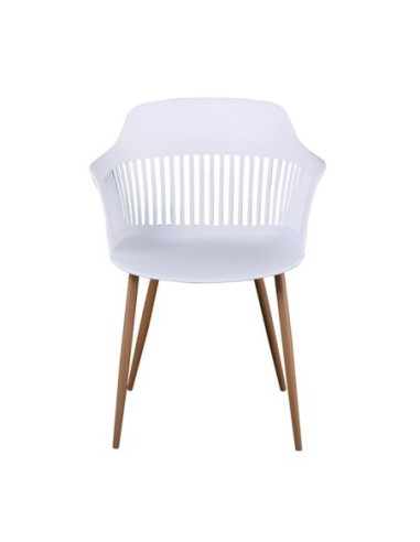 LOUISE Πολυθρόνα Μέταλλο Βαφή Φυσικό,...